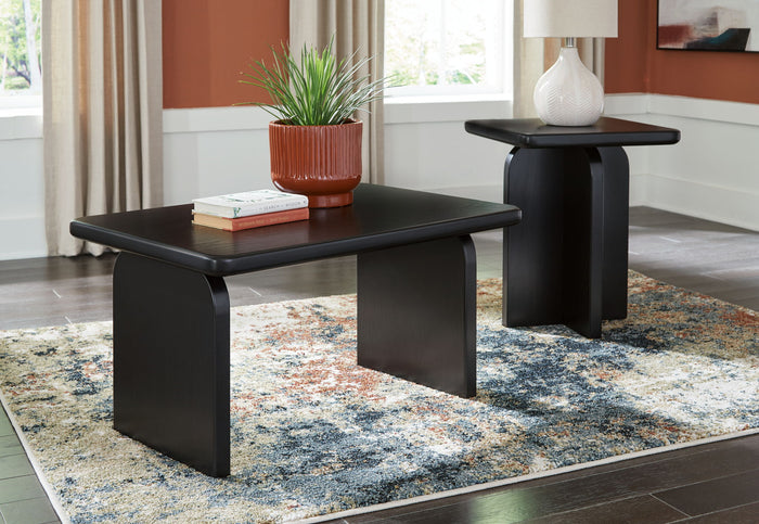 Mitchalli - Occasional Table Set (Set of 2) - Black image 2