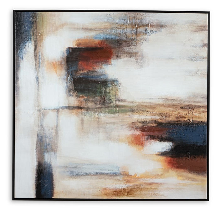 Pigeonford - Wall Art - White / Teal / Gold image 2