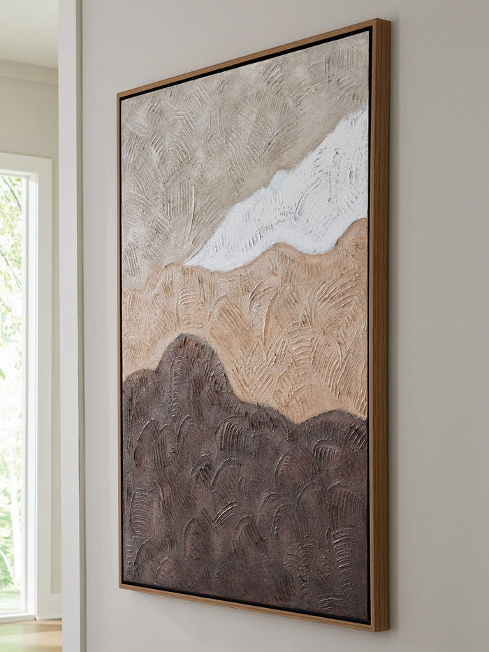 Fanthorne - Wall Art - Tan / Brown / White image 3