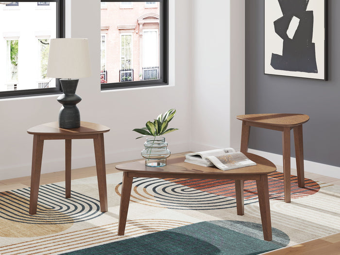 Lyncott - Occasional Wood Table Set (Set of 3) - Brown image 2