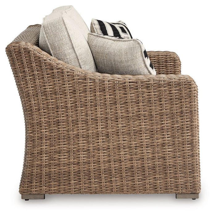 Beachcroft - Loveseat With Cushion - Beige image 2