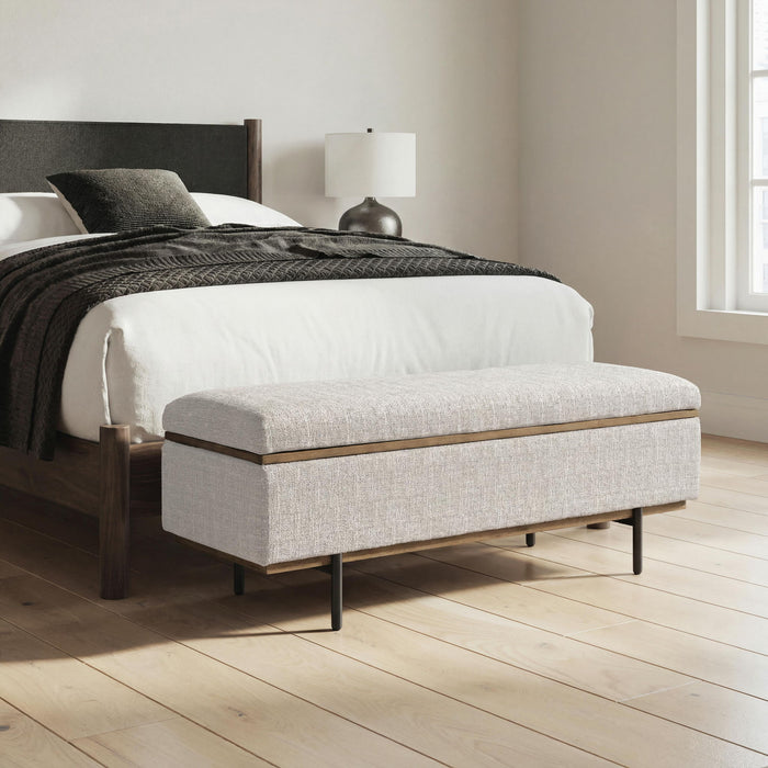 Dettaford Next-Gen Nuvella - Storage Bench - Stone image 2
