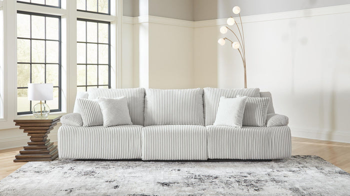 Top Tier - 3-Piece Sectional Sofa With RAF And LAF Recliner - Alloy image 2