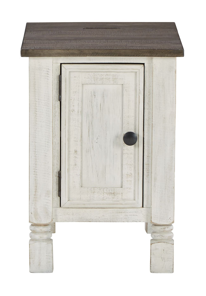 Havalance - Chair Side End Table - White / Gray image 3
