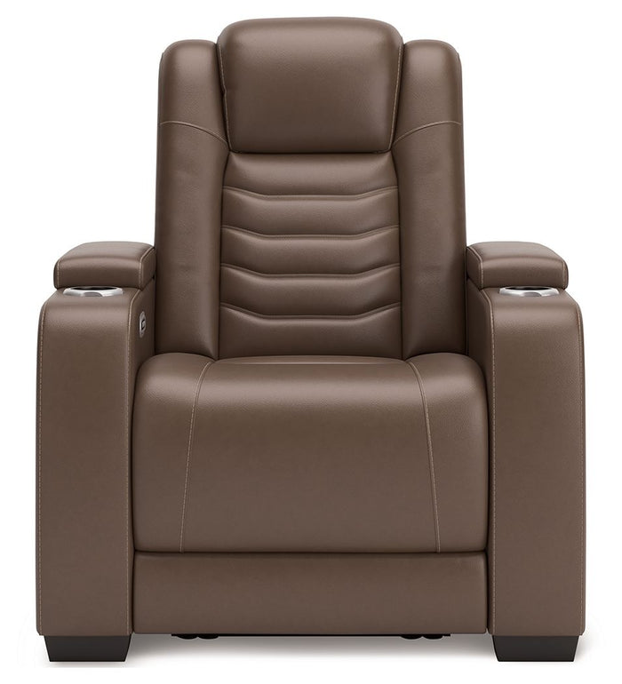 High Impact - Power Recliner / Adj Headrest - Tobacco image 2