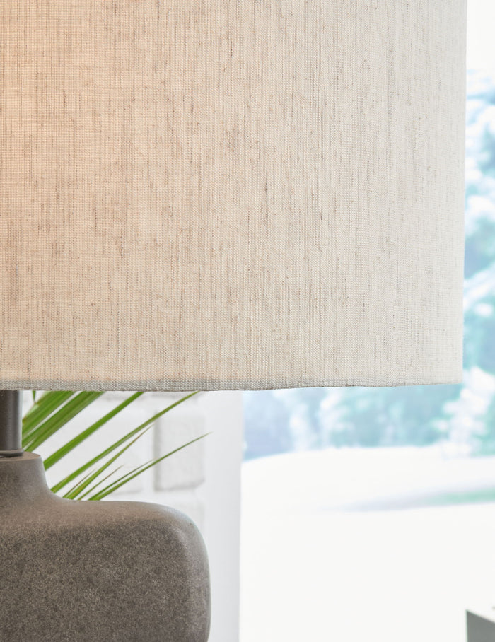Danacy - Paper Table Lamp - Distressed Black image 2