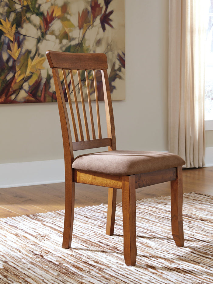 Berringer - Dining UPH Side Chair (Set of 2) - Rustic Brown image 2