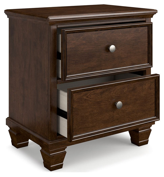 Danabrin - Two Drawer Nightstand - Brown image 2