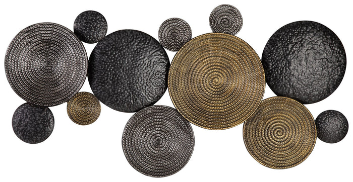 Emsley - Wall Decor - Metallic / Black / Gray image 1