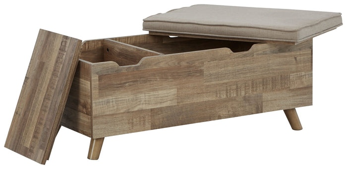 Gerdanet - Storage Bench - Beige image 4