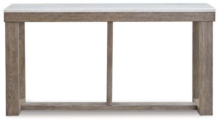 Loyaska - Sofa Table - Brown / Ivory image 2