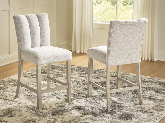 Larawyn - Upholstered Barstool (Set of 2) - Bisque image 3