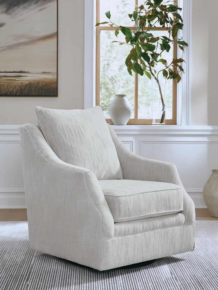 Gubbins - Swivel Accent Chair - Gray image 2