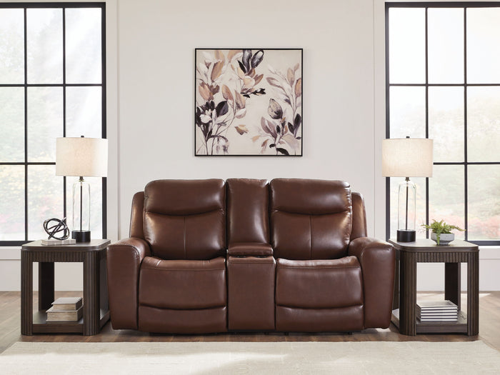 Bexhurst - Power Reclining Loveseat With Console / Adjustable Headrest image 4