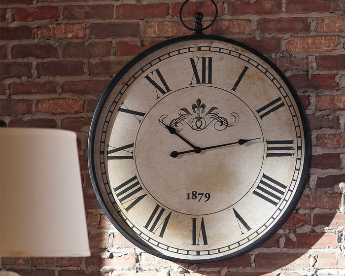 Augustina - Wall Clock - Antique Black image 2