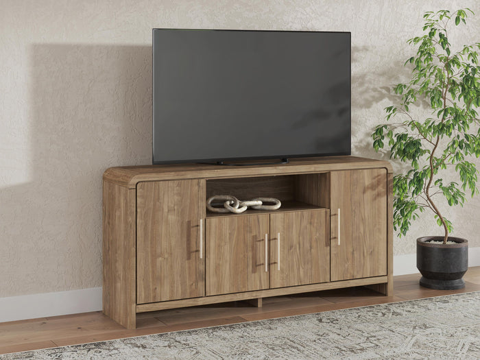 Dovander - Extra Large TV Stand - Brown image 2