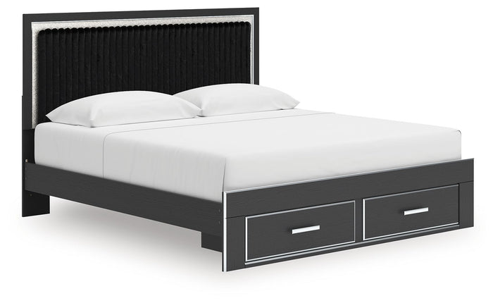 Zuraleus - Upholstered Panel Platform Storage Bed image 1