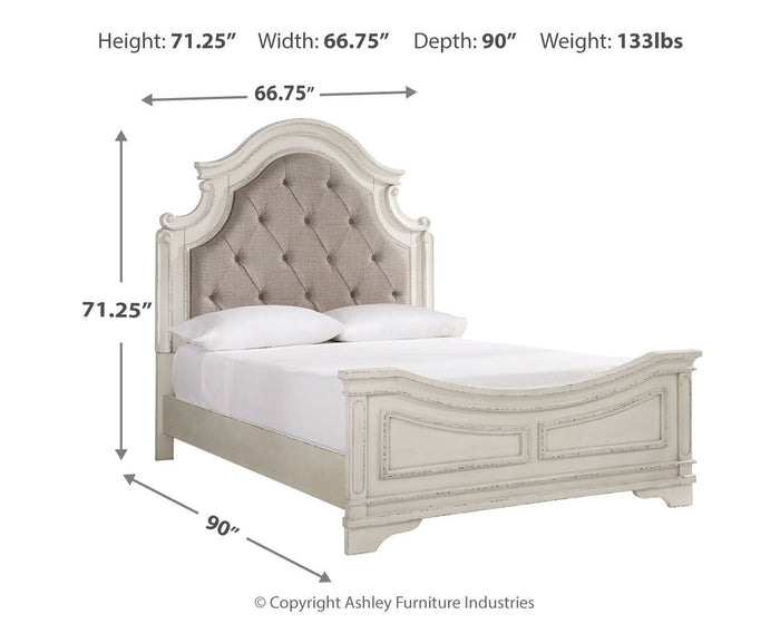 Realyn - Upholstered Panel Bed image 2