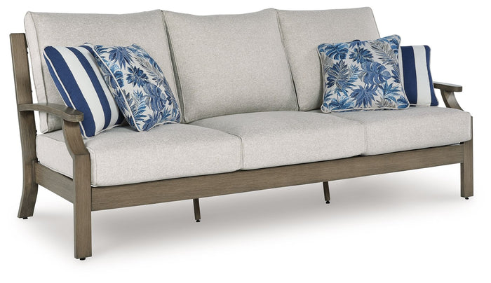 Rainier Ranch - Sofa With Cushion - Brown / Beige image 1