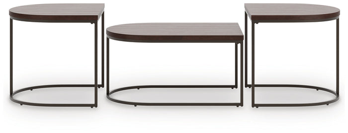 Vanmore - Occasional Table Set (Set of 3) - Dark Brown image 2