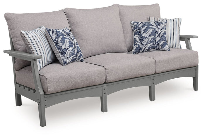 Cove Beach - Sofa With Cushion - Gray image 1