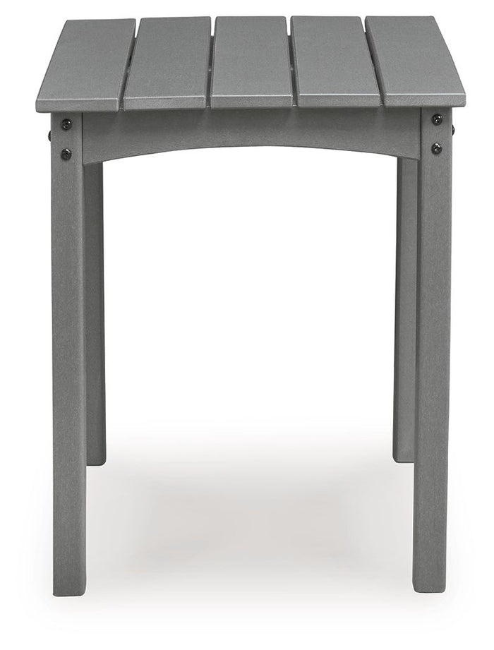 Cove Beach - Square End Table - Gray image 2
