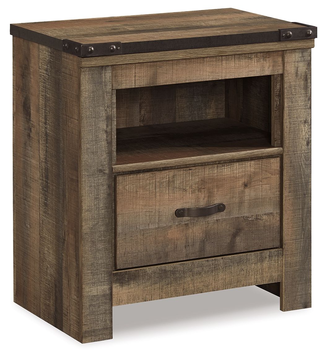 Dark Brown / 1 Drawer