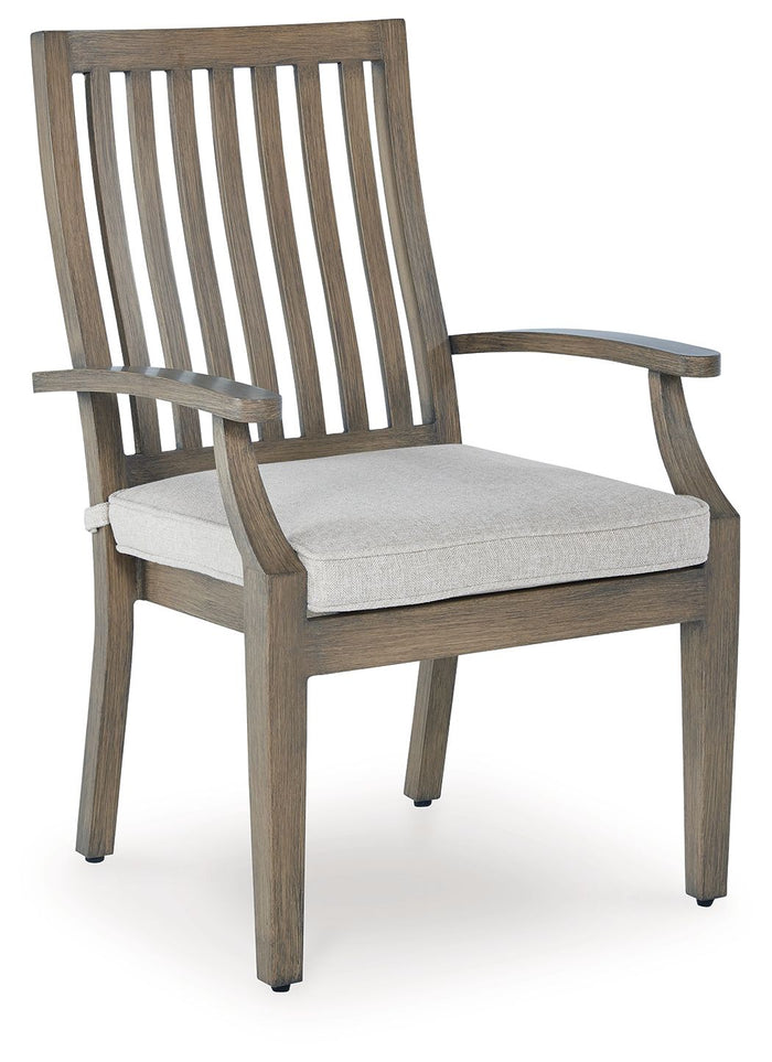 Rainier Ranch - Arm Chair With Cushion (Set of 2) - Brown / Beige image 3