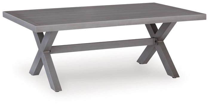 Half Moon Beach - Rectangular Cocktail Table - Gray image 1