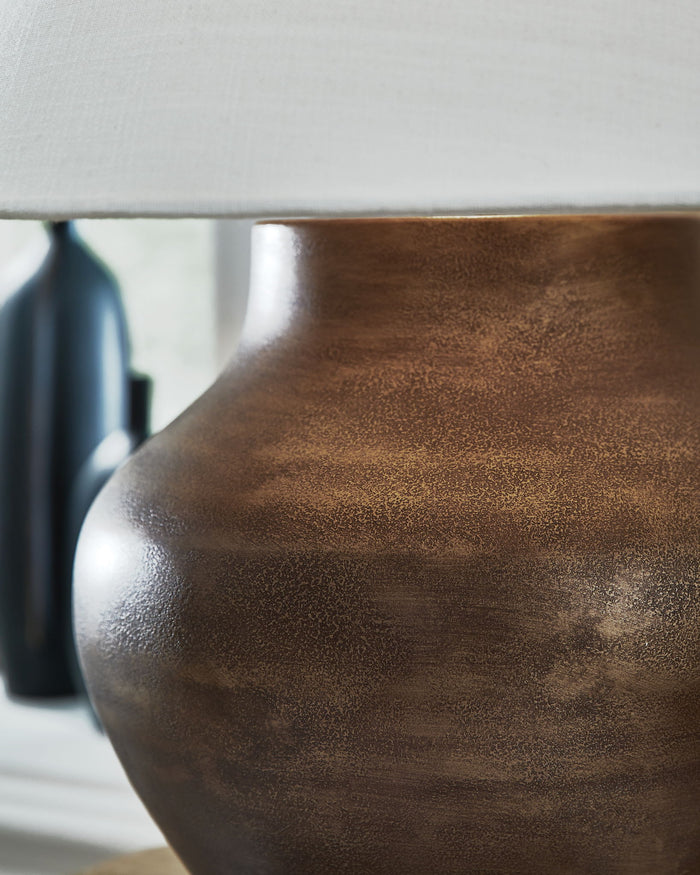 Whitham - Metal Table Lamp - Antique Copper Finish image 2