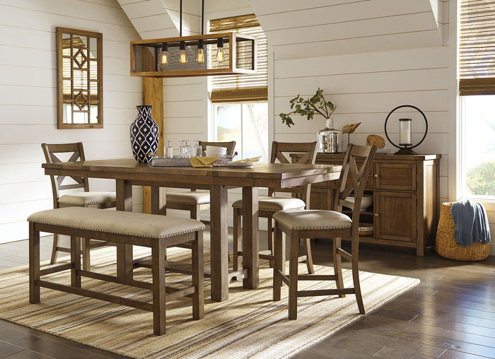 Moriville - Rectangular Dining Table Set - Counter Height image 2