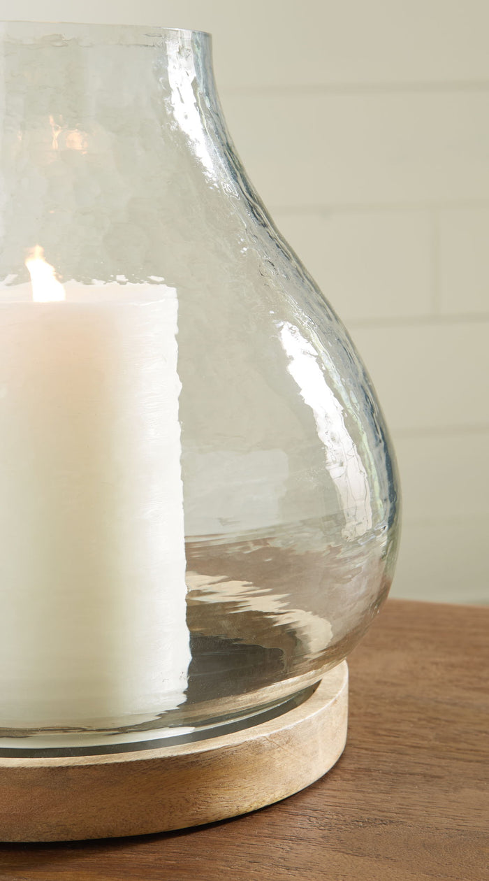 Adalisen - Candle Holder - Clear / Brown image 3