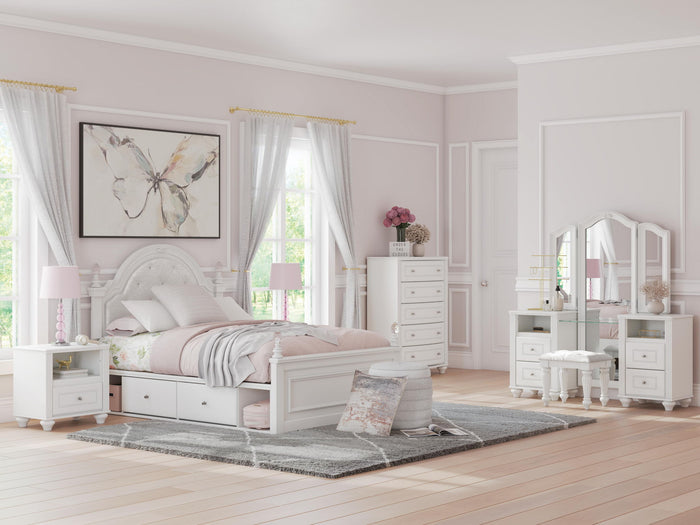 Kozlani - Vanity With Mirror - White image 3