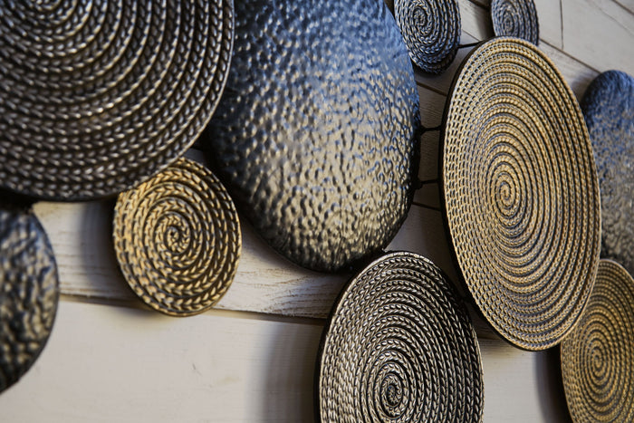 Emsley - Wall Decor - Metallic / Black / Gray image 3