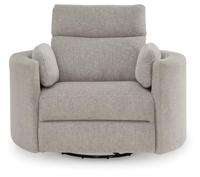 ModMax Luxe - Swivel Glider Power Recliner - Flint image 3