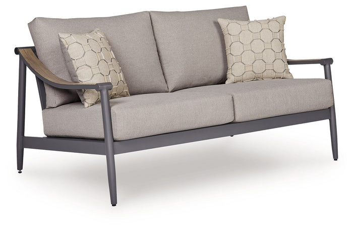 Ocean Beach - Loveseat With Cushion - Gray image 1
