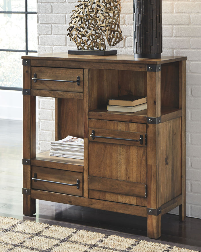 Roybeck - Accent Cabinet - Light Brown / Bronze image 4