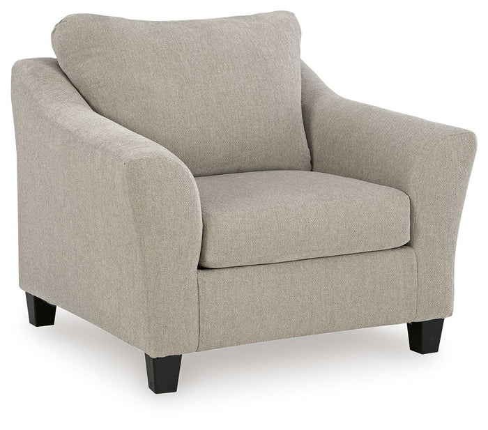Willarae - 2 Pc. - Chair And A Half, Ottoman - Taupe image 3