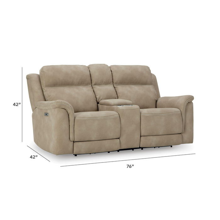 Next-Gen Durapella - Reclining Power Loveseat With Console image 5