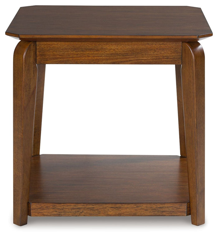 Trenmour - Square End Table - Medium Brown image 2