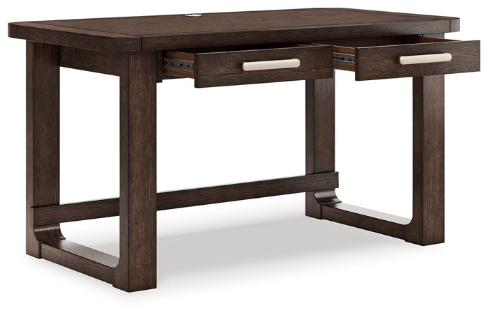 Breckington - Home Office Desk - Dark Brown image 2