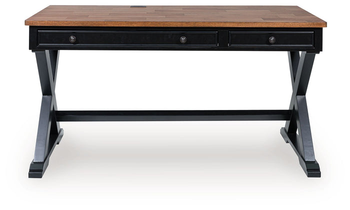 Wildenauer - Home Office Desk - Brown / Black image 2