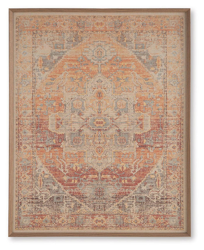 Kerrickson - Wall Art - Red / Orange / Blue image 2