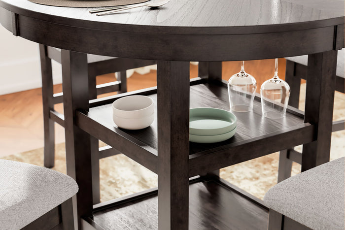 Langwest - Dining Room Counter Table Set (Set of 5) - Brown image 2