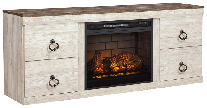 Willowton - Entertainment Center With Fireplace Option image 5