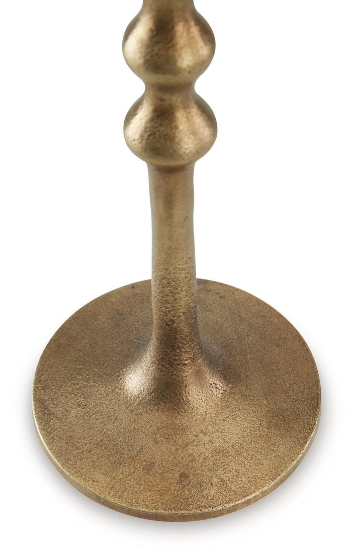 Larwick - Candle Holder Set (Set of 2) - Antique Brass Finish image 3