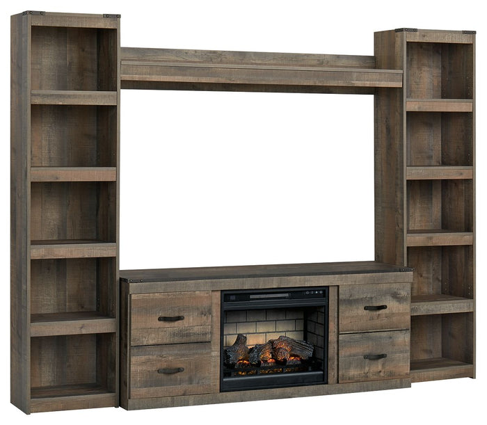 Trinell - 4-Piece Entertainment Center With 60" TV Stand image 2