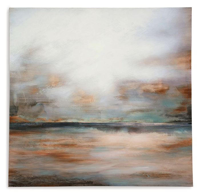 Weatheridge - Wall Art - Grey / Gold image 1
