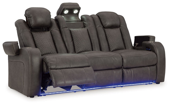 Fyne-dyme - Power Reclining Sofa With Adj Headrest image 4