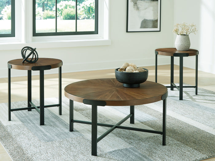 Crosstrail - Occasional Table Set (Set of 3) - Brown image 3